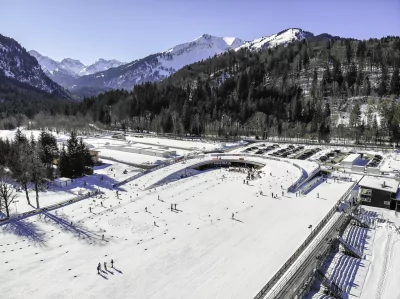 Langläufer im Nordic Zentrum