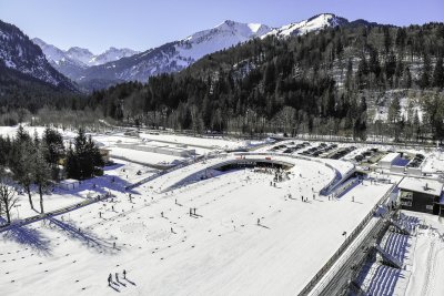 Langläufer im Nordic Zentrum