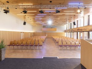 Blick in den Saal Breitachklamm