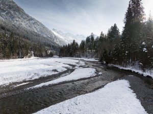 Winterliche Stillach
