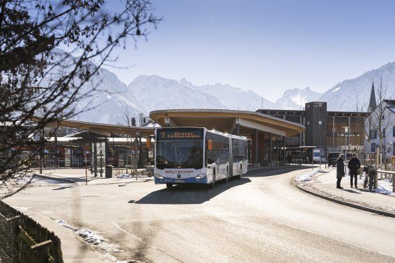 Busfahren in Oberstdorf