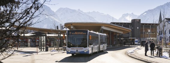 Busfahren in Oberstdorf