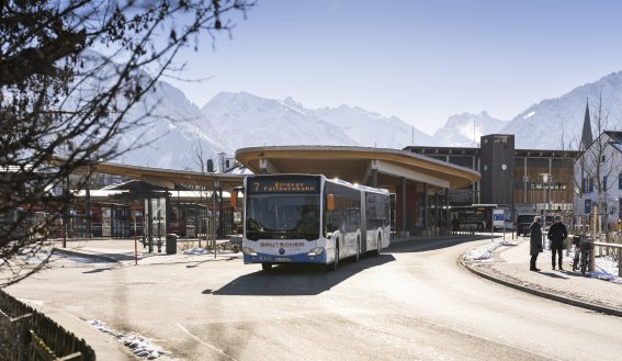 Busfahren in Oberstdorf
