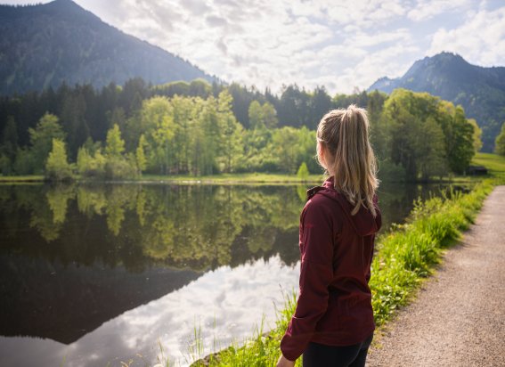 Spiegelbild im Moorweiher