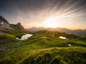 Sonnenuntergang am Rappensee