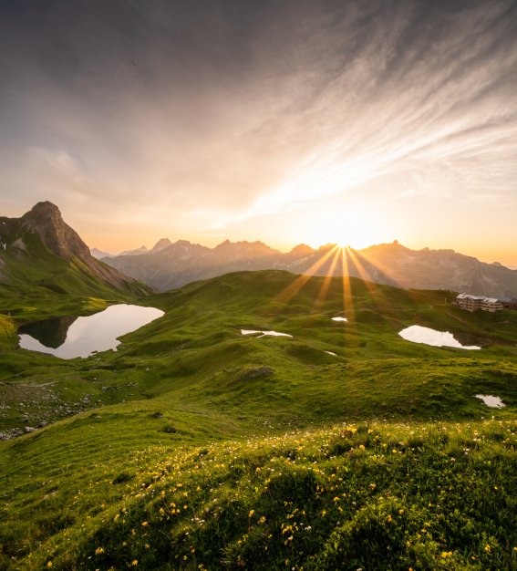 Sonnenuntergang am Rappensee