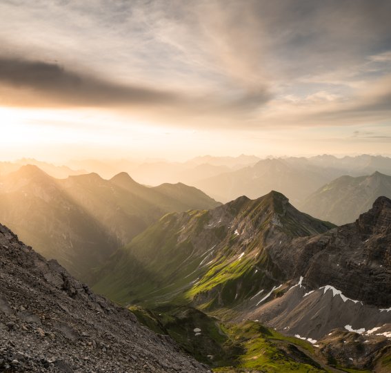 Aussicht vom Hohen Licht