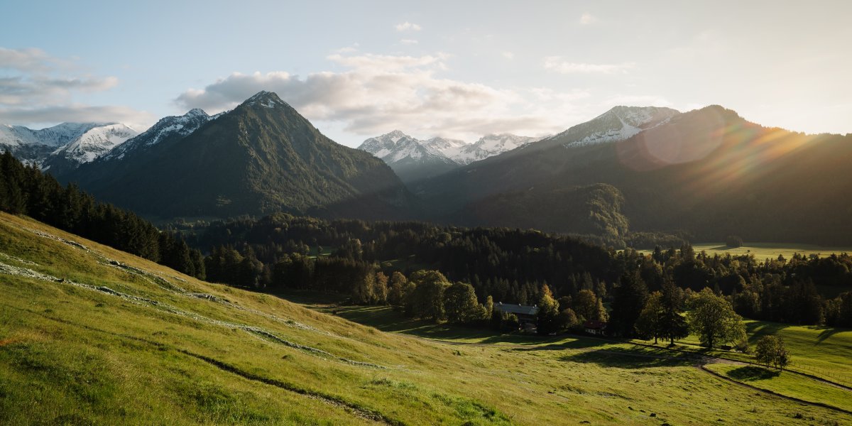 Der Kühberg zur Abendstimmung