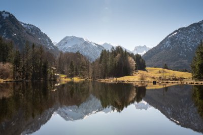 Spiegelung im Moorweiher