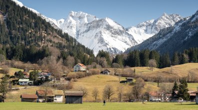 Den Schneck im Rücken