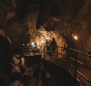 Fackelwanderung durch die Breitachklamm