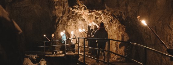 Fackelwanderung durch die Breitachklamm
