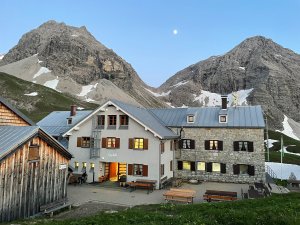 Abendstimmung an der Rappenseehütte