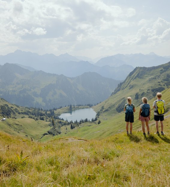 Blick vom Zeigersattel