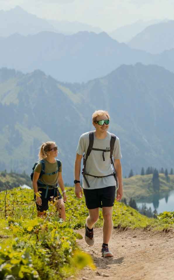 In Richtung Zeigersattel