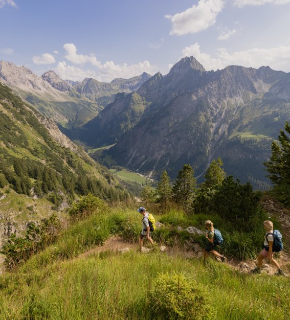 Auf dem Weg ins Tal