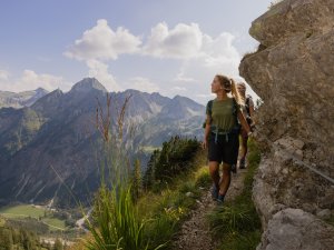 Luftig unterwegs auf dem Gleitweg