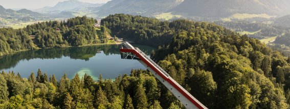 Freibergsee und Schanzenturm