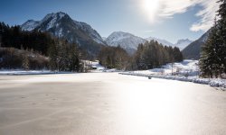 Der Moorweiher im Winter