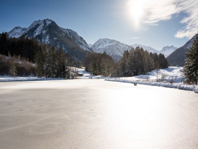 Der Moorweiher im Winter