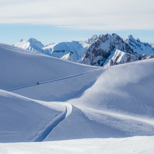 Weg zum Zeigersattel mit Höfats