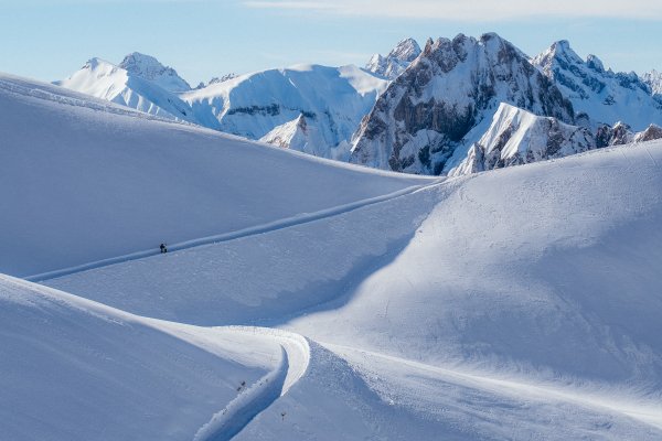 Weg zum Zeigersattel mit Höfats