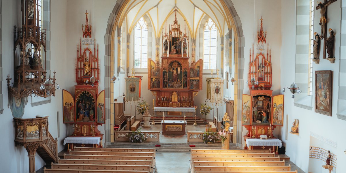 Katholische Pfarrkirche von innen