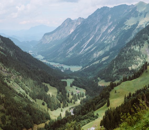 Blick von der Enzianhütte