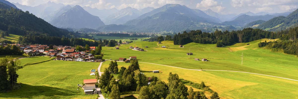 Drohnenaufnahme vom Moorbad Reichenbach