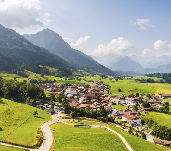 Schöllang mit der Drohne