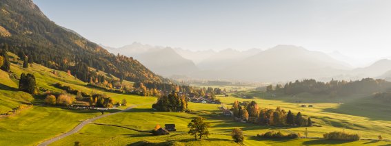 Mit Blick Richtung Oebrstdorf
