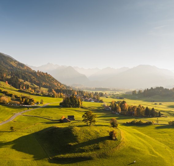 Mit Blick Richtung Oebrstdorf