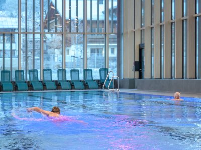 Schwimmen im Sportbecken