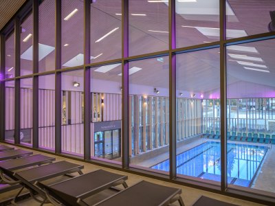 Blick in die Badehalle