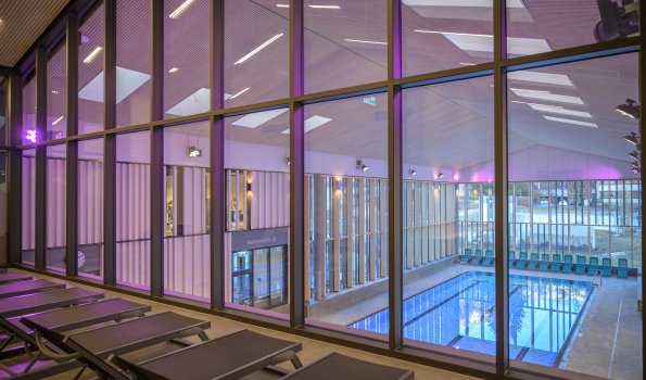 Blick in die Badehalle