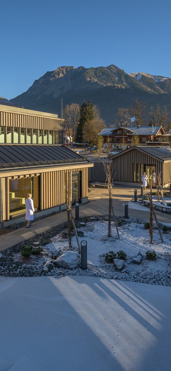 Blick in Saunagarten