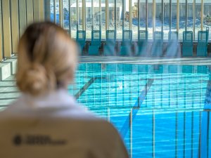 Blick in die Badehalle