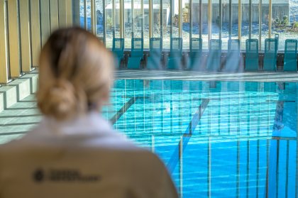 Blick in die Badehalle