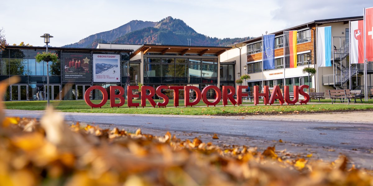 Oberstdorf Haus im Herbst