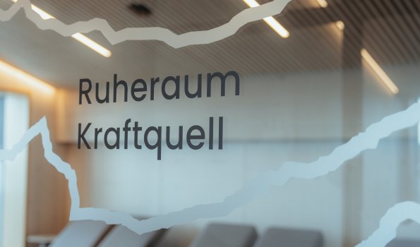 Blick in Ruheraum