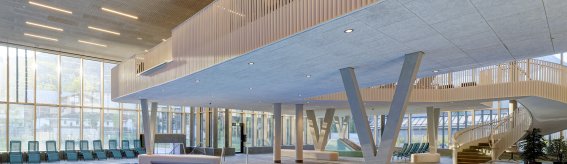 Blick in die Badehalle