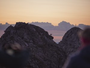 Sonnenaufgang auf dem Nebelhorn