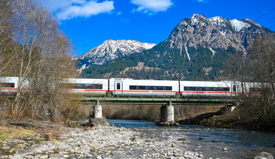 Eisenbahnbrücke über die Breitach