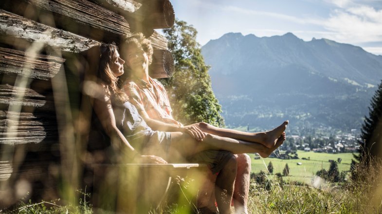 Durchatmen in Oberstdorf im Allgäu