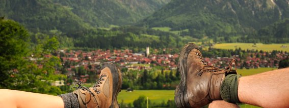 Pause über Oberstdorf