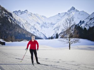 Langlaufen im Tal