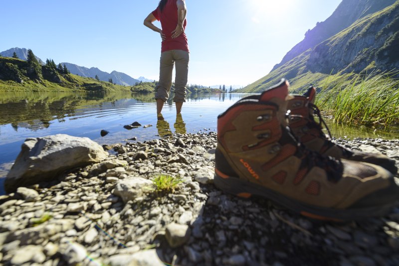 Kneippen im Seealpsee