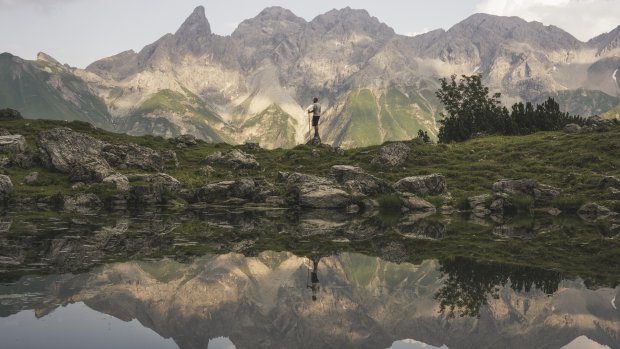 Guggersee über dem Rappenalptal