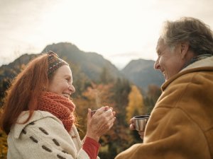 Teepause in der Natur