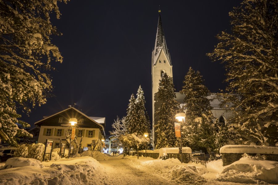 Kirche am Abend